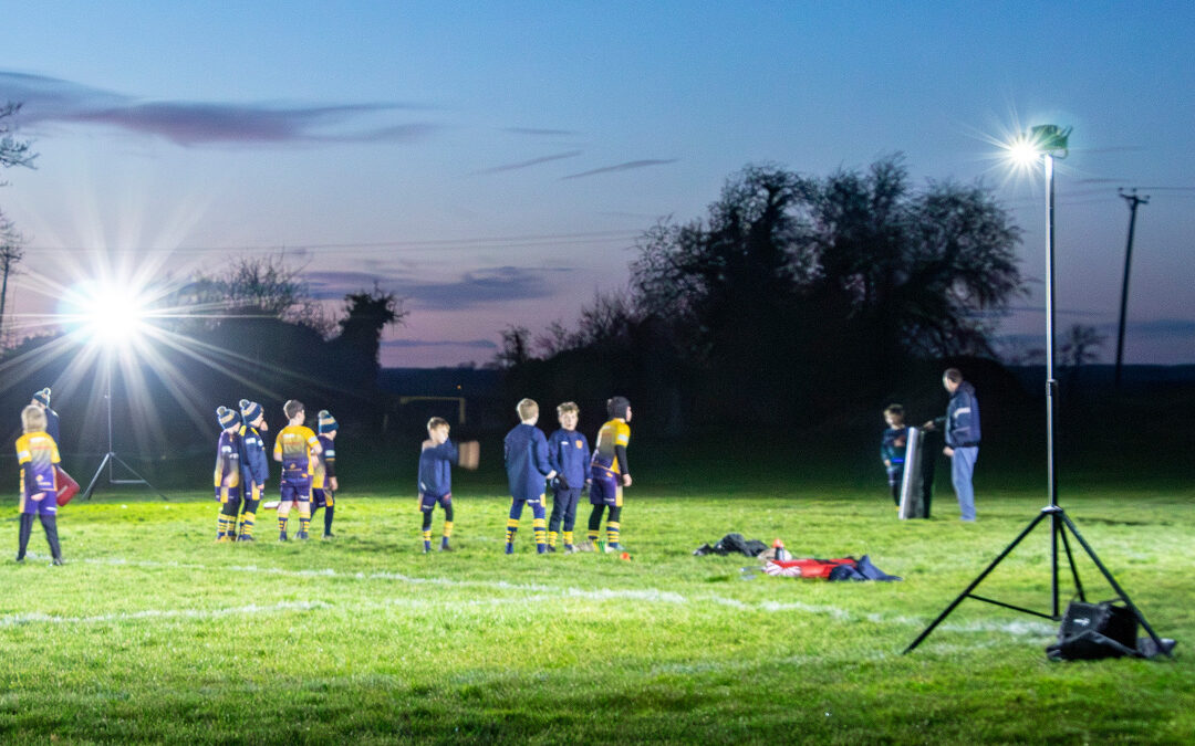 Bourne Rugby Club Utilise Existing Training Space with Sports-LITE Portable Floodlights