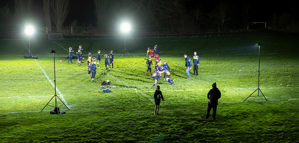 Ritelite Quad Pod K65 mobile lighting towers for sport