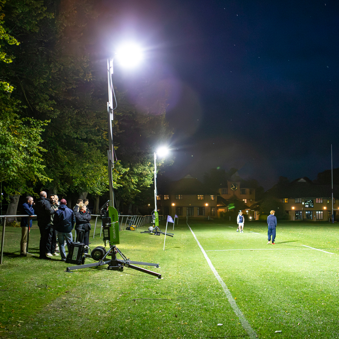 QP-Sports-Feature10b Ritelite Sports-LITE training kits light up a single tennis court for winter training