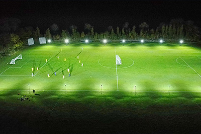 16-KIT-Sports-LITE-Football Ritelite Sports-LITE 16 kit training lights lighting up a full size adult 11v11 football pitch for winter training