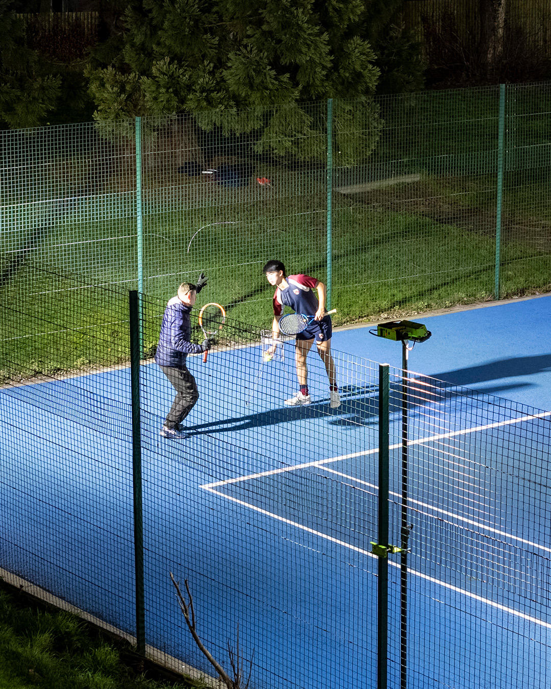 Image 1 Ritelite Sports-LITE training kit lighting up twin net practice for cricket training