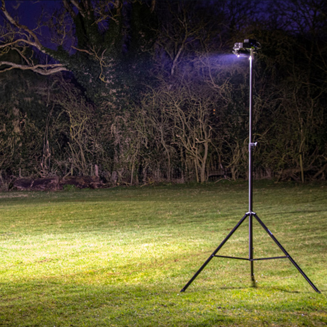 Ritelite Sports-LITE training kits light up a single tennis court for winter training