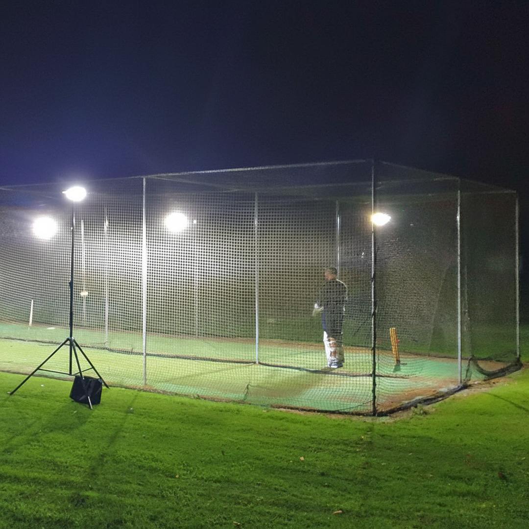 Ritelite Sports-LITE training kits light up a single tennis court for winter training